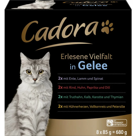 Cadora Erlesene Vielfalt In Gelee 8x 85G 1 Cadora Erlesene Vielfalt In Gelee 8x 85G