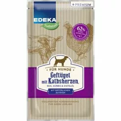 EDEKA Naturals Für Hunde Geflügel Mit Kalbsherzen 125G