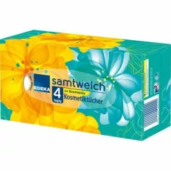 EDEKA Samtweich Kosmetiktücher 4-lagig 80ST