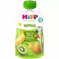 Bio Hippis Kiwi In Birne-Banane 100G