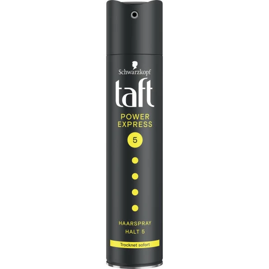 Schwarzkopf Taft Power Express Haarspray Halt 5 250ML 1 Schwarzkopf Taft Power Express Haarspray Halt 5 250ML