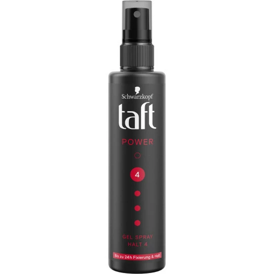 Schwarzkopf Taft Power Gel Haarspray Halt 4 150ML 1 Schwarzkopf Taft Power Gel Haarspray Halt 4 150ML