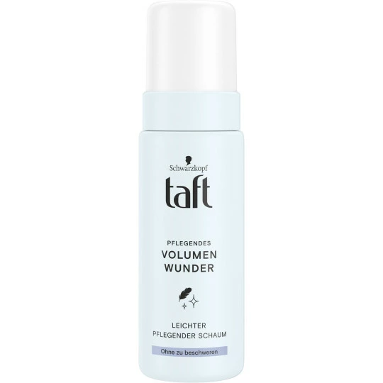 Schwarzkopf Taft Pflegendes Volumen Wunder Schaumfestiger 150ML 1 Schwarzkopf Taft Pflegendes Volumen Wunder Schaumfestiger 150ML
