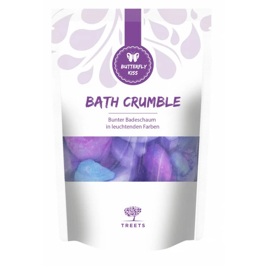 Treets Bath Crumble Butterfly Kiss 150G 1 Treets Bath Crumble Butterfly Kiss 150G